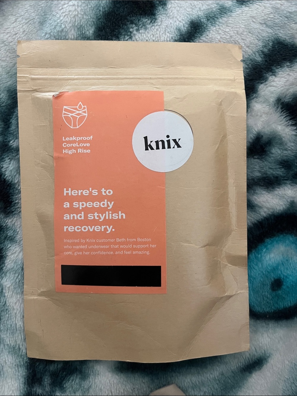 knix Recovery High Rise Leakproof Underwear - Black